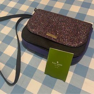 Glitter colorblock Kate Spade crossbody